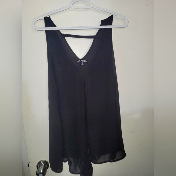 Picadilly - Black dressy tank top XL - Picture 1 of 1